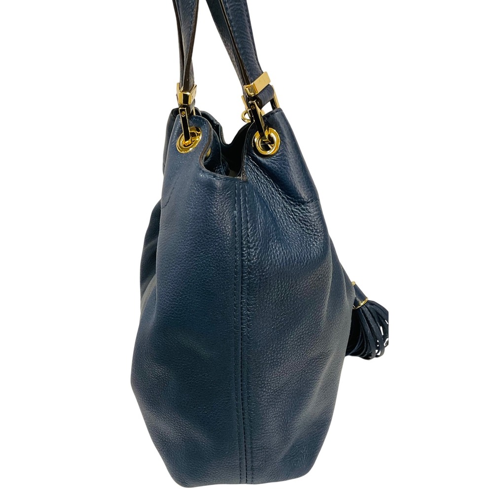 Michael Kors shoulder bag tote drawstring Camden satchel boho hobo leather purse - Picture 7 of 16
